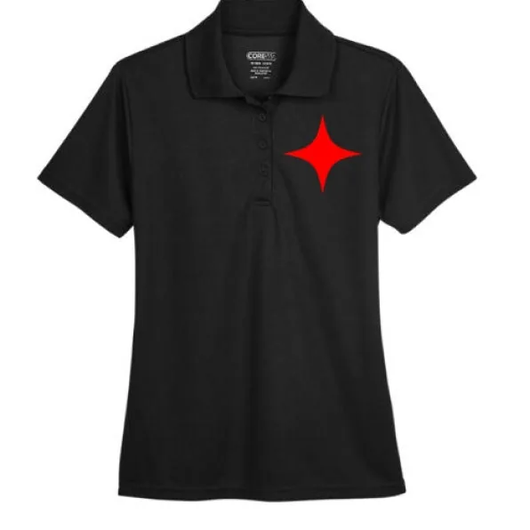 Ladies Red Golf Polo product image