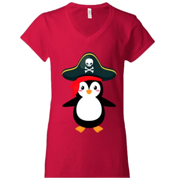Pucks N Bucs Ladies Vneck product image